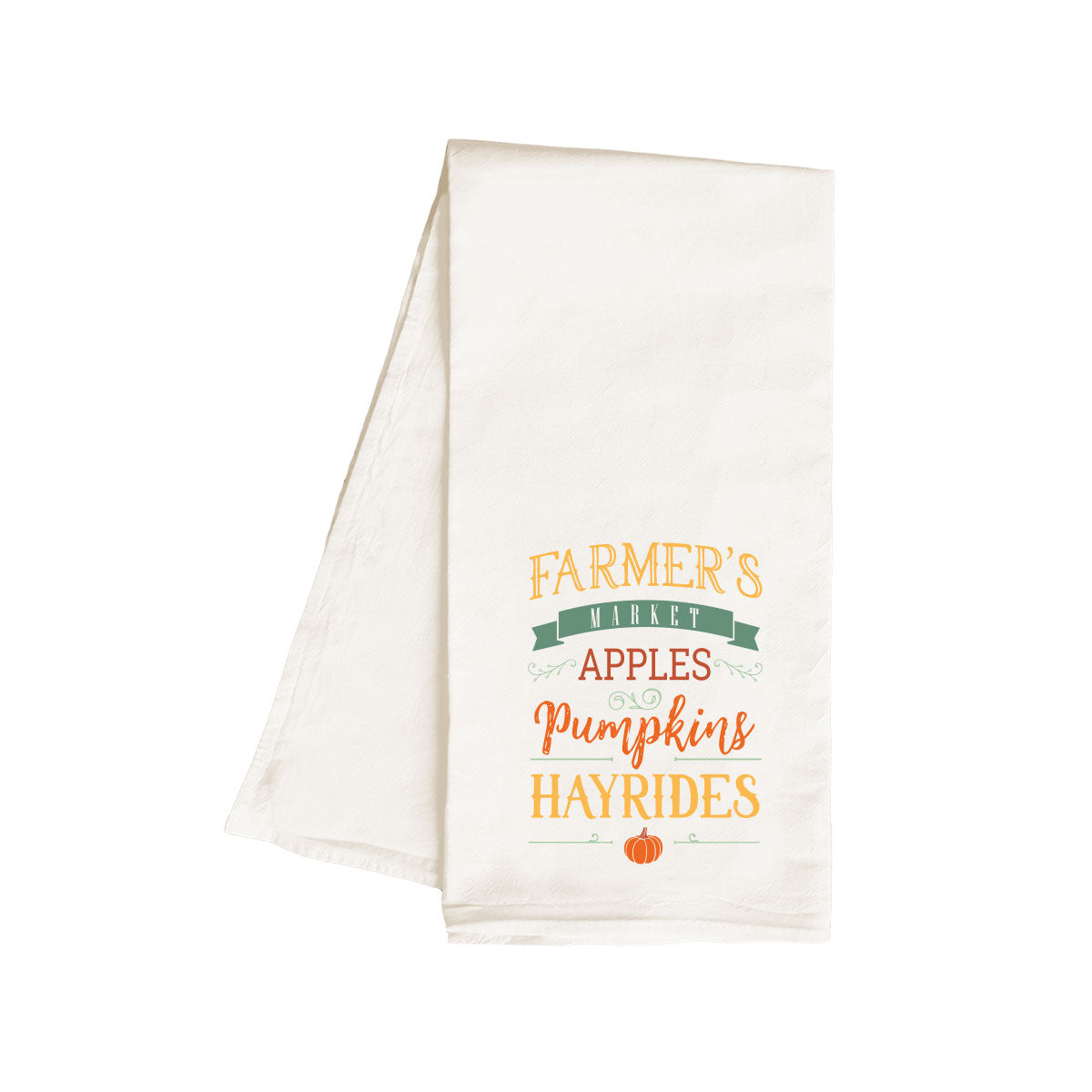 Autumn Hayrides Kitchen Hand Towel