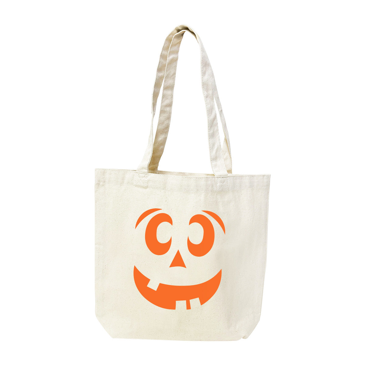 Jack-O-Lantern Canvas Halloween Bag - Small Trick or Treat Sack