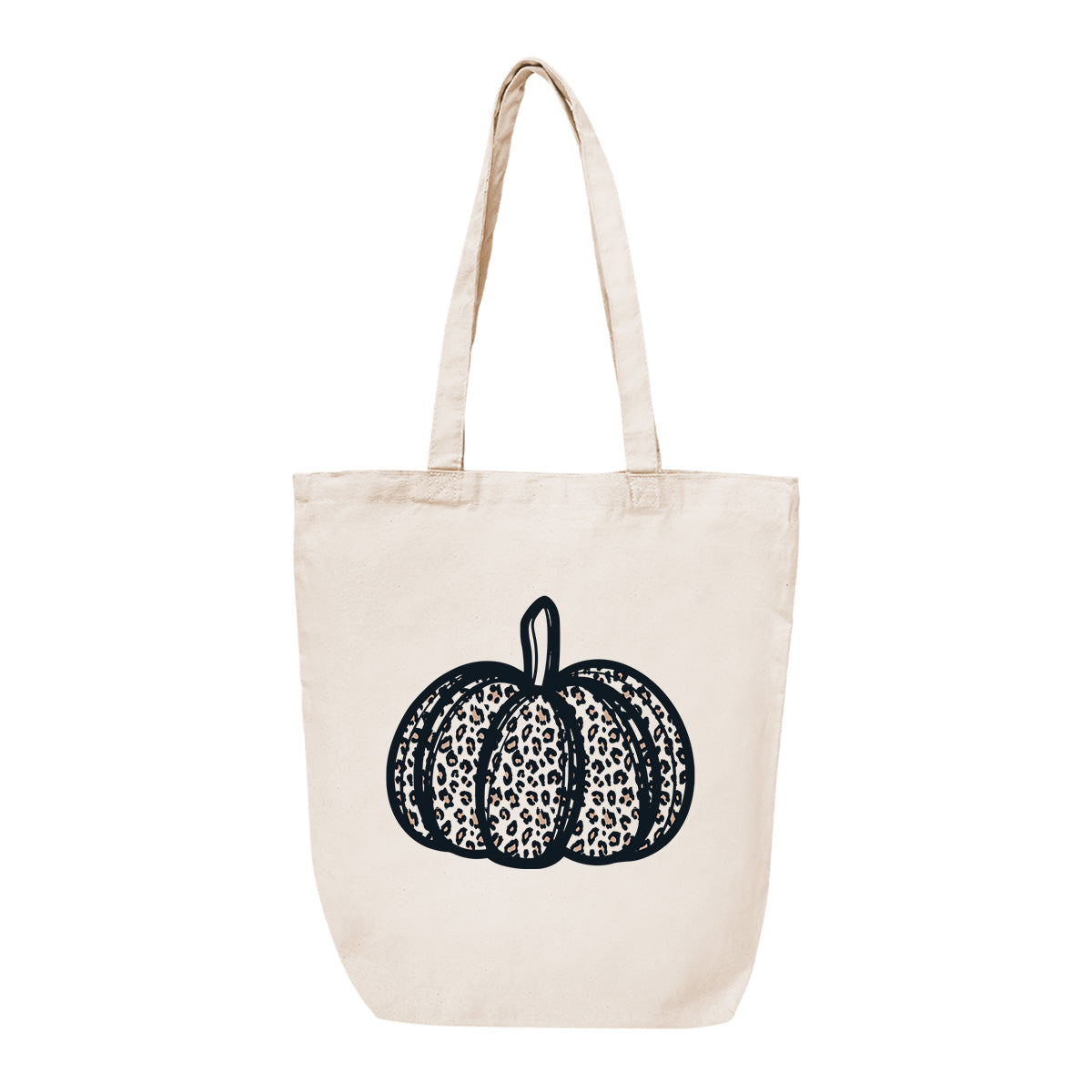 Leopard Pumpkin Tote - Canvas Bag