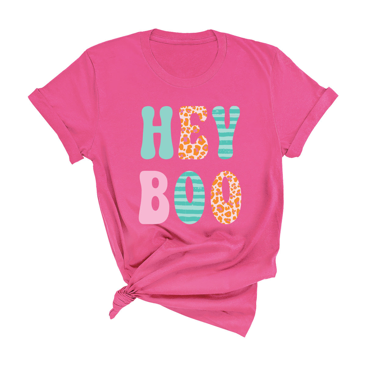 Preppy Hey Boo Halloween T-Shirt