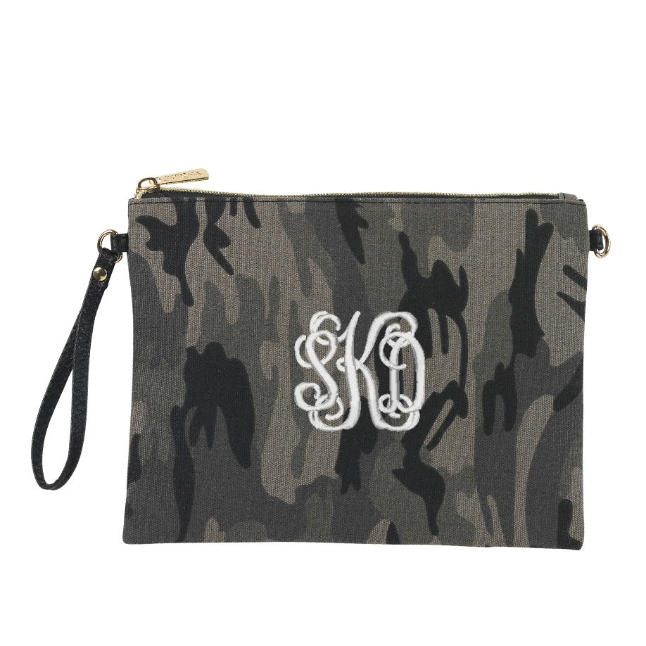 ✏️ Black Camo Crossbody Purse (Customizable)