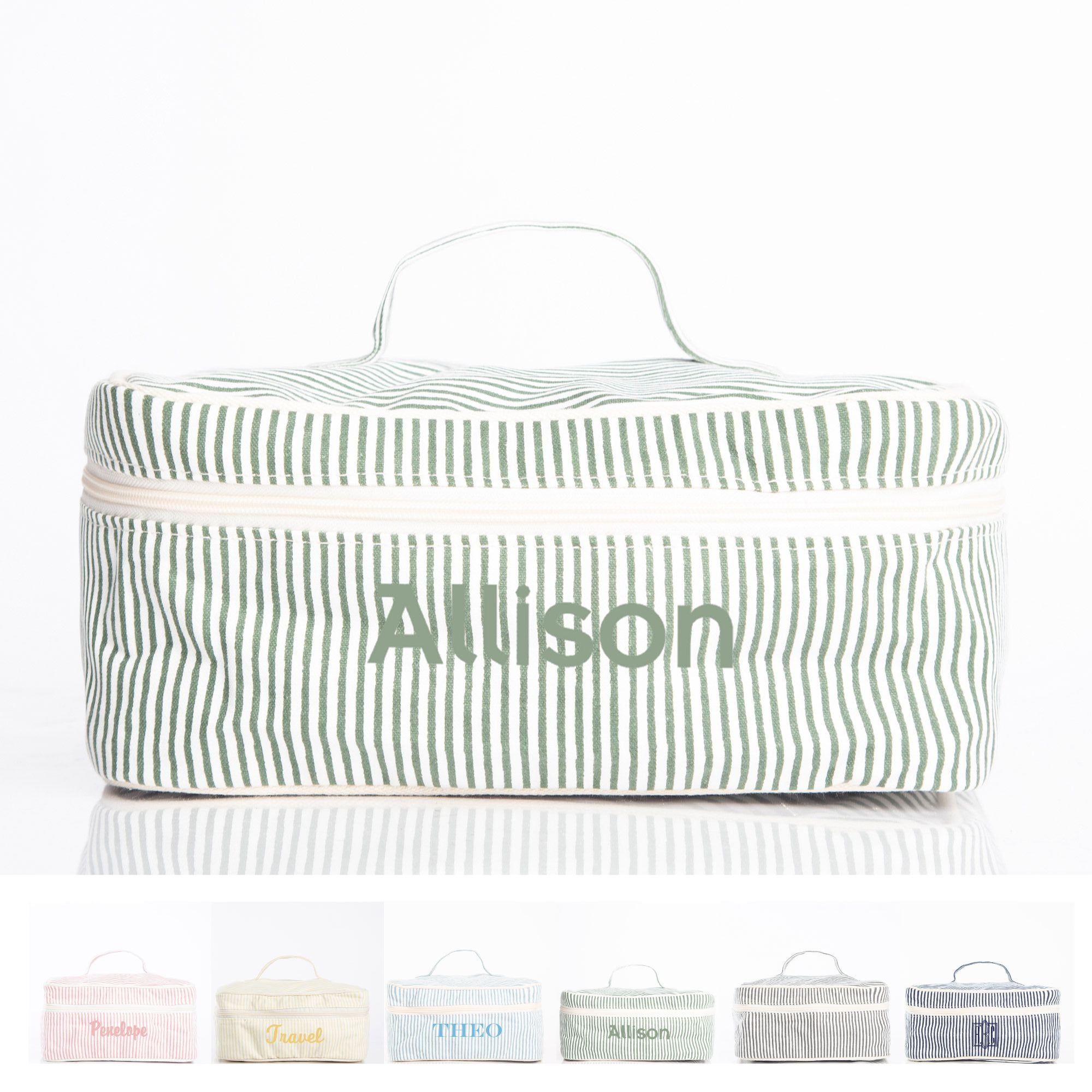 ✏️ Cosmetic Bag - Stripes (Customizable)