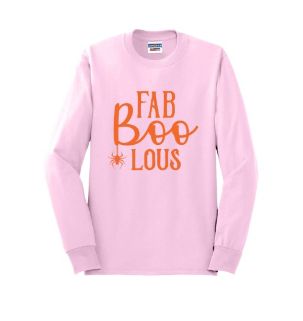 Fab-BOO-Lous Halloween Long Sleeve Shirt