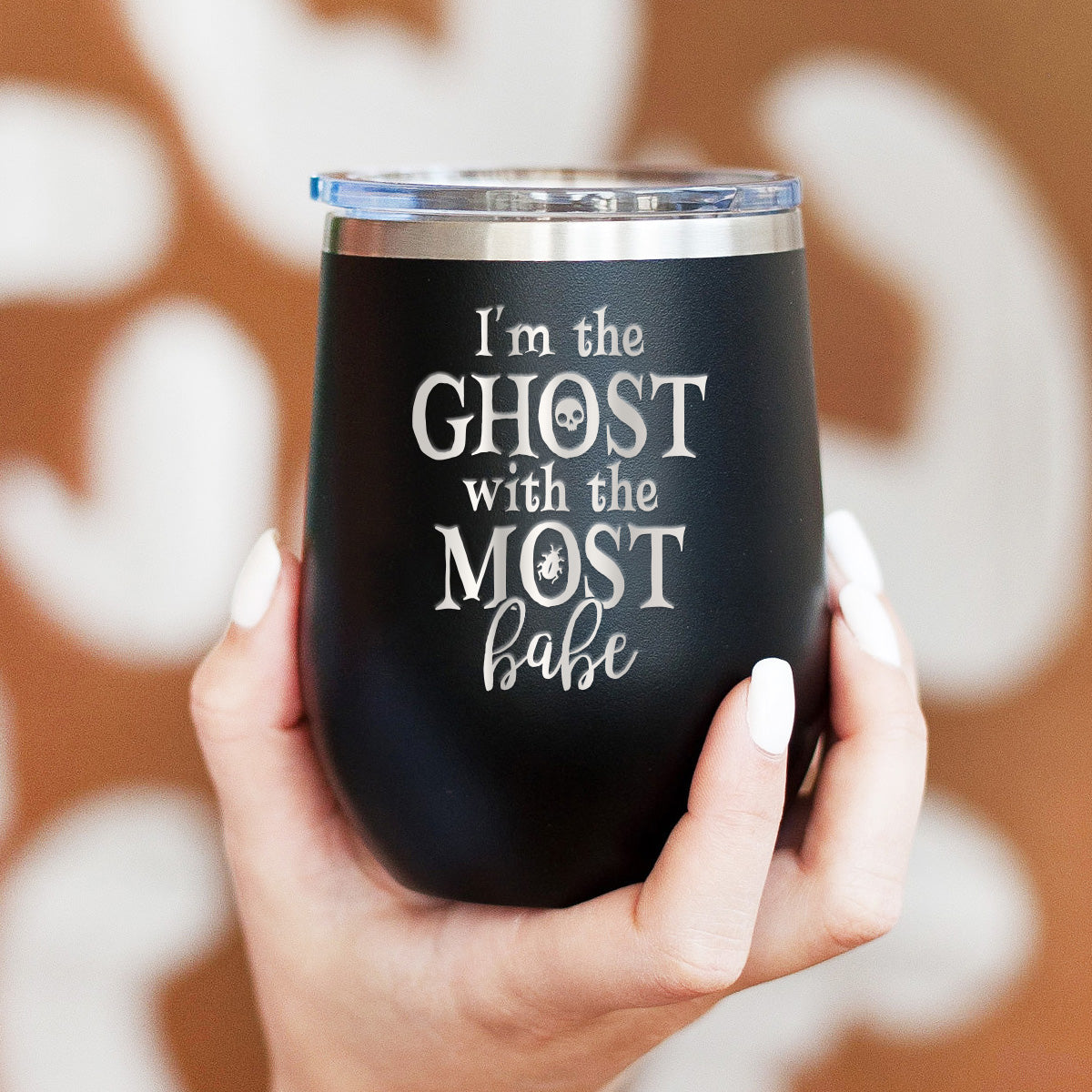 Ghost With The Most Halloween Insulated Tumbler, 12oz