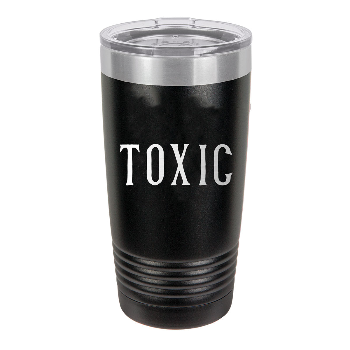 TOXIC Halloween Travel Coffee Tumbler - Insulated, Stainless, Tumbler Cup - 20 oz