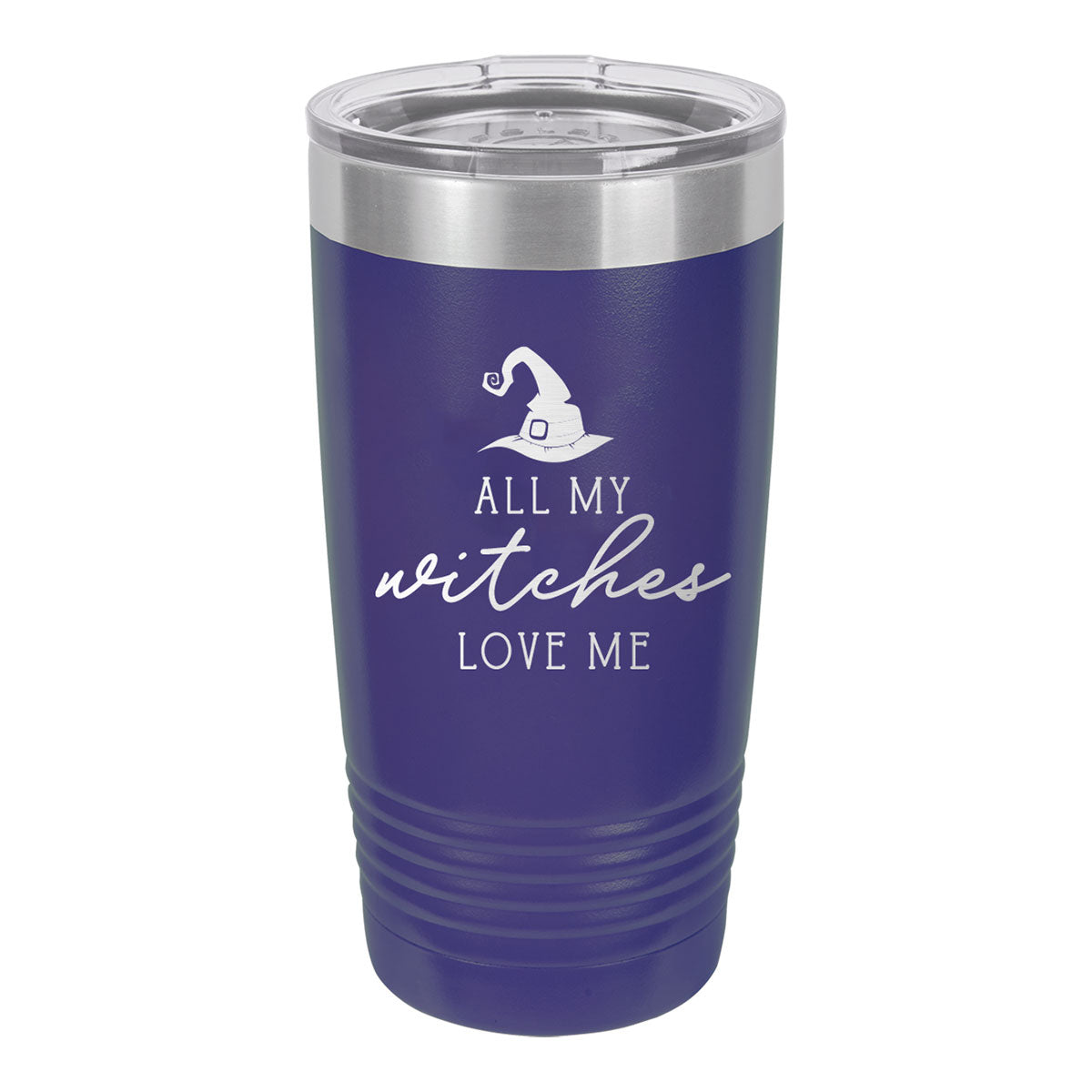 All My Witches Love Me Halloween Travel Coffee Tumbler - Insulated, Stainless, Tumbler Cup - 20 oz