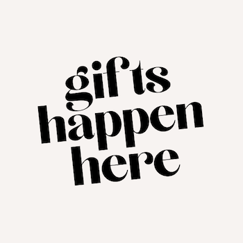 gifts happen here gift guides